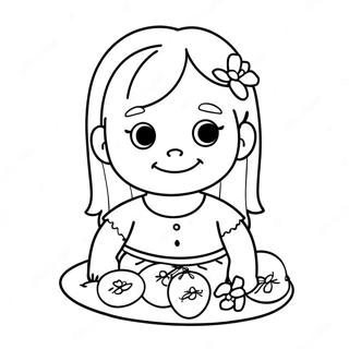 Cute Moriah Elizabeth Pickle Coloring Page 62198-51532