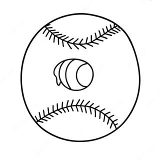 Softball Coloring Pages