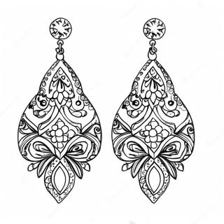 Earrings Coloring Page 62207-51534