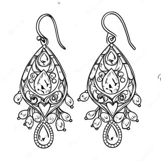 Earrings Coloring Page 62207-51535