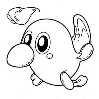 Flying Bullet Bill Coloring Page 62238-51569