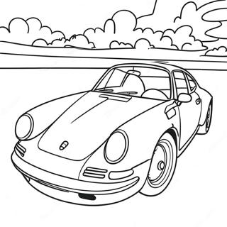 Porsche Coloring Pages