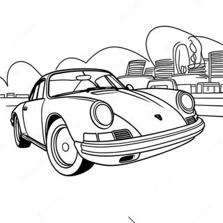 Porsche Coloring Page 6224-4972