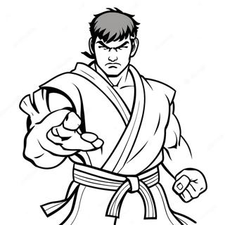 Ryu Coloring Page 62257-51578