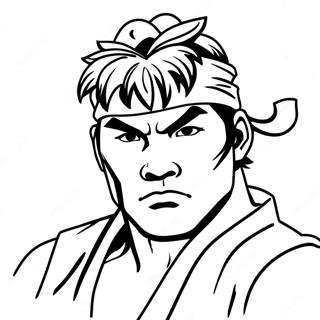 Ryu Coloring Page 62257-51580