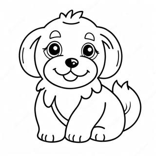 Cute Havanese Puppy Coloring Page 62268-51583