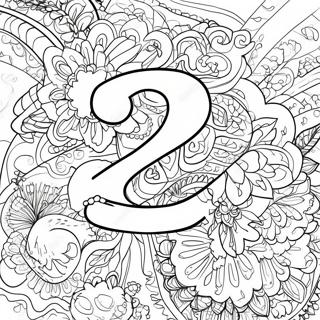 Number 12 Coloring Page 62277-51592