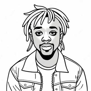 Lil Uzi Vert Coloring Page 62307-51614