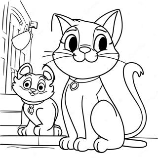 Oliver And Company Coloring Pages