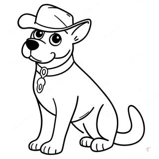 Dodger The Streetwise Dog Coloring Page 62318-51618