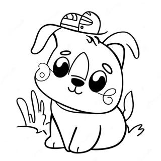 Dodger The Streetwise Dog Coloring Page 62318-51619