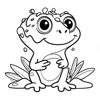 Sweet Frog Coloring Page 62327-51626