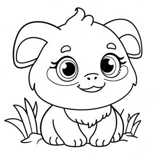 Zhc Cute Animal Coloring Page 62338-51638