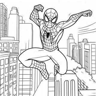 Homecoming Spiderman Coloring Page 6234-4979