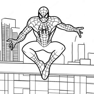 Homecoming Spiderman Coloring Page 6234-4980