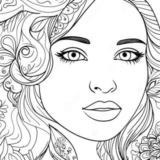 Realistic Face Coloring Page 62367-51678