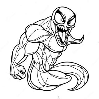 Venom Sonic Coloring Pages