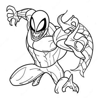 Venom Sonic In Action Coloring Page 62418-51710