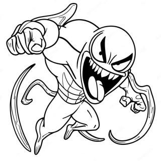 Venom Sonic In Action Coloring Page 62418-51711