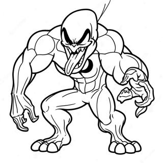 Venom Sonic In Action Coloring Page 62418-51712