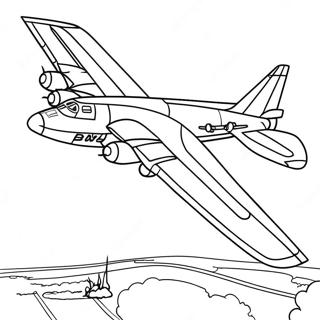 B2 Bomber Coloring Pages