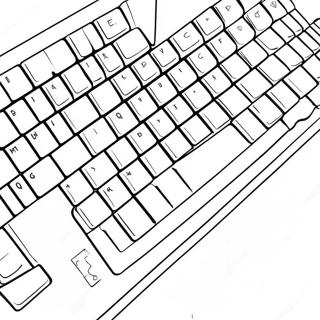 Keyboard Coloring Pages