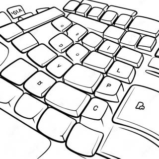 Keyboard Coloring Page 62437-51708