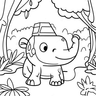 Jungle Junction Coloring Page 62477-51747