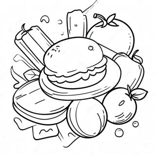 Simple Food Coloring Page 62507-51775