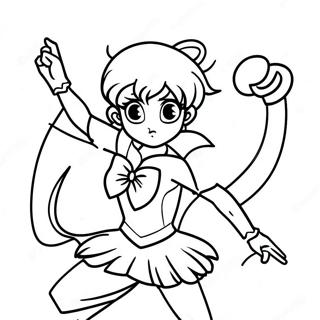 Sailor Jupiter Coloring Pages