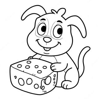 Gus Gus With Cheese Coloring Page 62528-51795