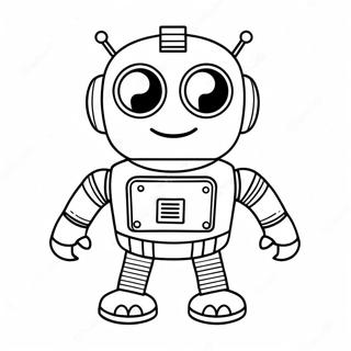 Geeky Robot Coloring Page 62538-51803