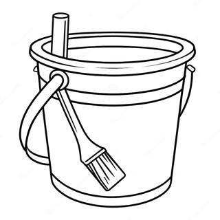 Paint Bucket Clipart Coloring Page 62547-51810