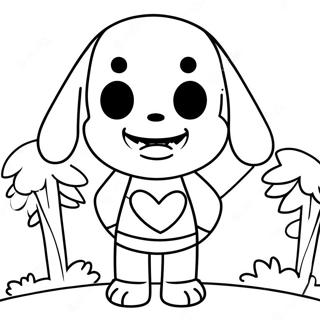 Undertale Coloring Page 6254-4996