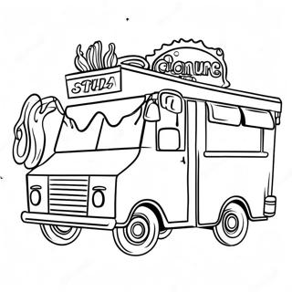 Food Truck Coloring Page 62567-51823