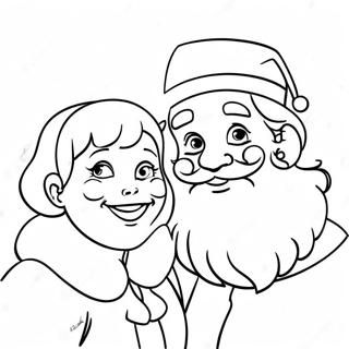 Santa And Mrs Claus Coloring Page 62577-51826