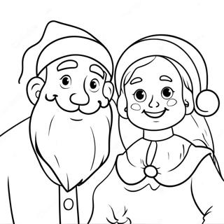 Santa And Mrs Claus Coloring Page 62577-51827