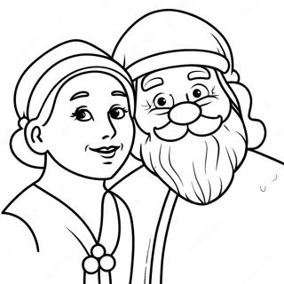 Santa And Mrs Claus Coloring Page 62577-51828