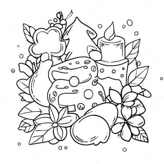 German Christmas Coloring Page 62587-51834