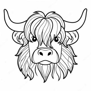 Highland Cow Coloring Page 62607-51860