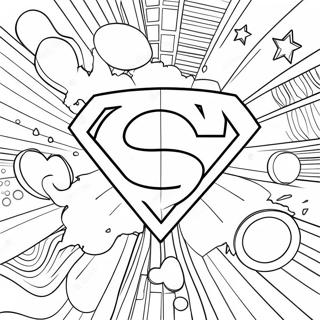 Superhero Logo Coloring Page 62627-51867