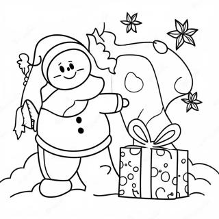 Christmas Thank You Coloring Pages