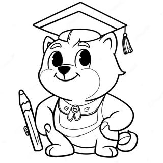 College Mascot Coloring Page 62657-51894