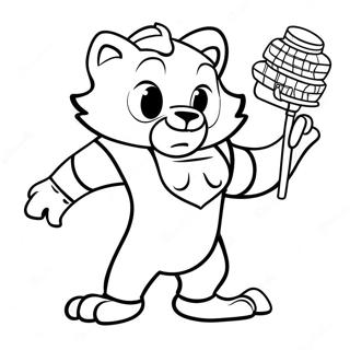 College Mascot Coloring Page 62657-51896