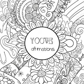 Positive Affirmations Coloring Page 62668-51905