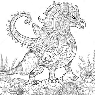 Intricate Mythomorphia Creature Coloring Page 62698-51929