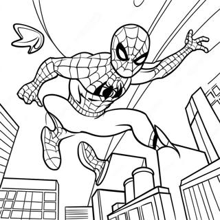 Spiderman Christmas Coloring Pages