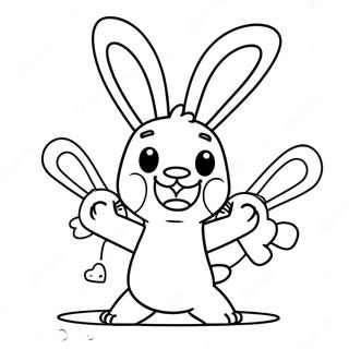 Rabbids Coloring Page 62717-51943