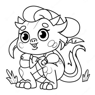 Monster Girl Coloring Page 62758-51978