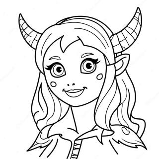 Monster Girl Coloring Page 62758-51980